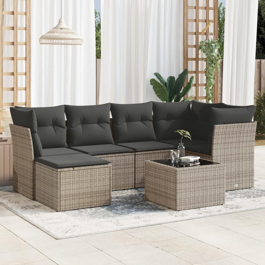 VidaXL Garten sofagarnitur poly-rattan  