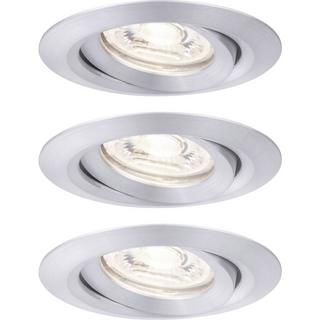 Paulmann EBL Nova mini Plus Coin LED-Einbauleuchte 3er Set 4.20 W Aluminium  