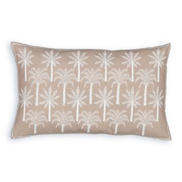 Housse de coussin brodée