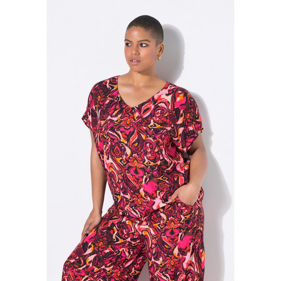 Studio Untold Oversized Blusenshirt Alloverprint  