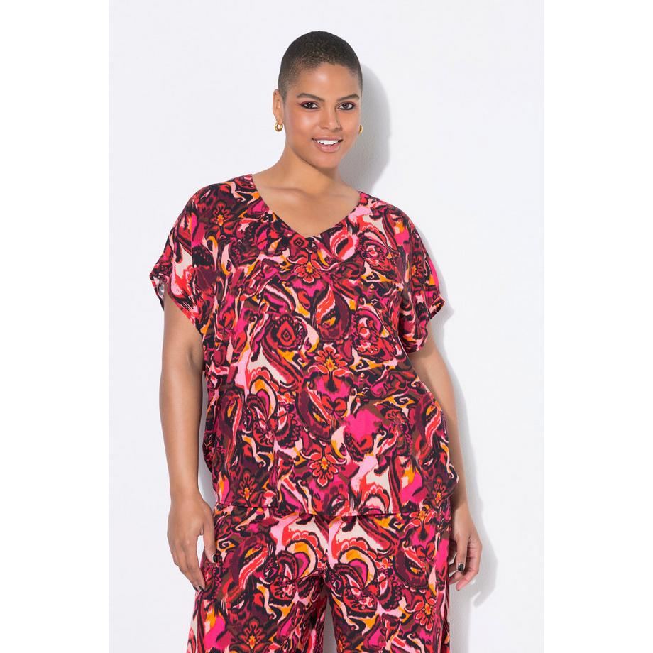 Studio Untold Oversized Blusenshirt Alloverprint  