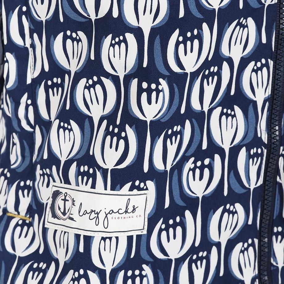 Lazy Jacks Wasserfeste Jacke mit Kapuze  