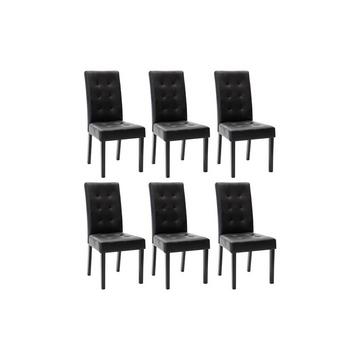 Lot de 6 chaises VILLOSA Similipieds bois