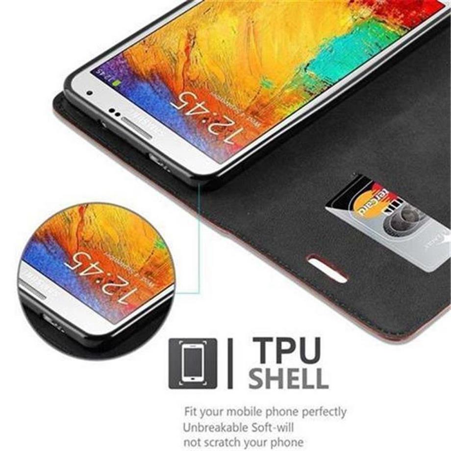 Cadorabo  Housse compatible avec Samsung Galaxy NOTE 3 - Coque de protection avec fermeture magnétique, fonction de support et compartiment pour carte 