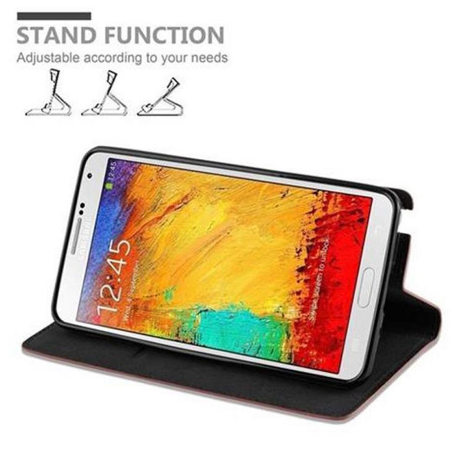 Cadorabo  Housse compatible avec Samsung Galaxy NOTE 3 - Coque de protection avec fermeture magnétique, fonction de support et compartiment pour carte 
