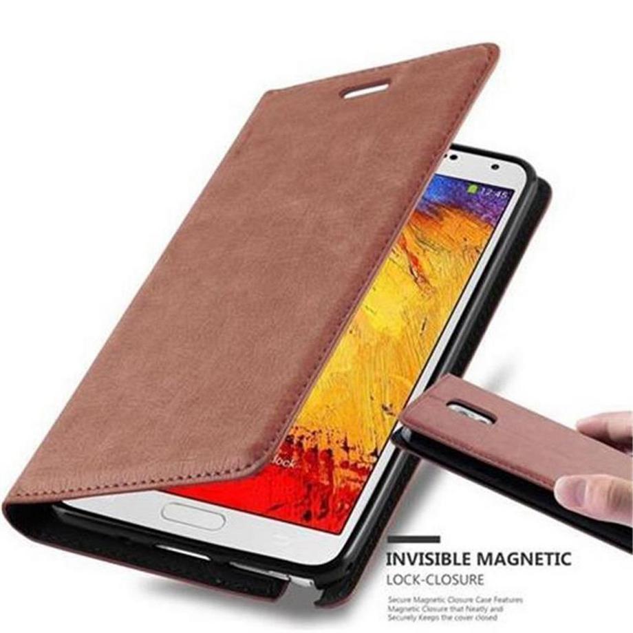 Cadorabo  Housse compatible avec Samsung Galaxy NOTE 3 - Coque de protection avec fermeture magnétique, fonction de support et compartiment pour carte 