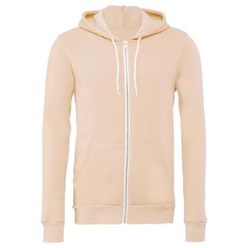 Canvas Fleece Kapuzenjacke