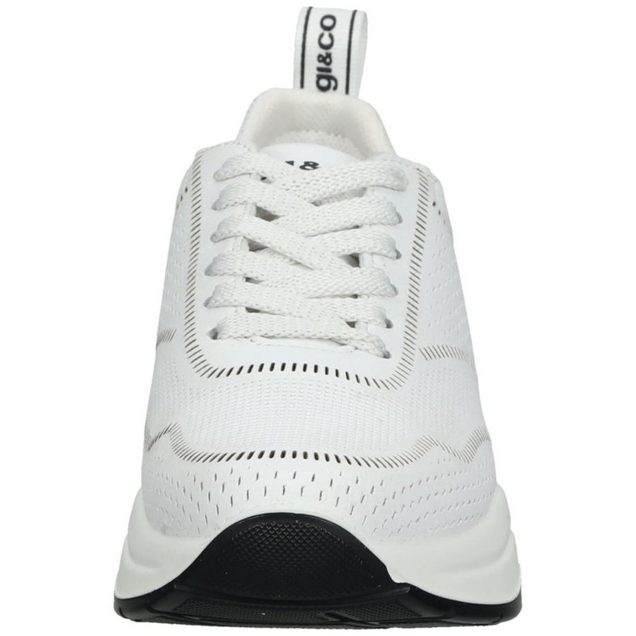 IGI&CO Perforierter Schnürschuh Plateau Sneaker  