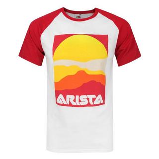 Arista Records Baseball T-Shirt mit Arista Records Print  