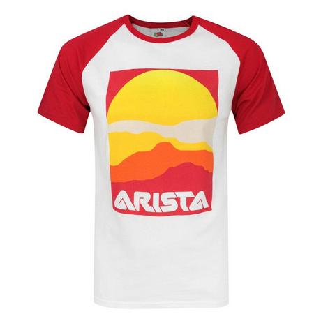 Arista Records Baseball T-Shirt mit Arista Records Print  