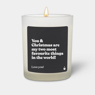 Bougie Parfumée Woody You & Christmas are my two most favourite things in the world!