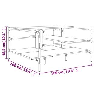 VidaXL Table basse bois d'ingénierie  