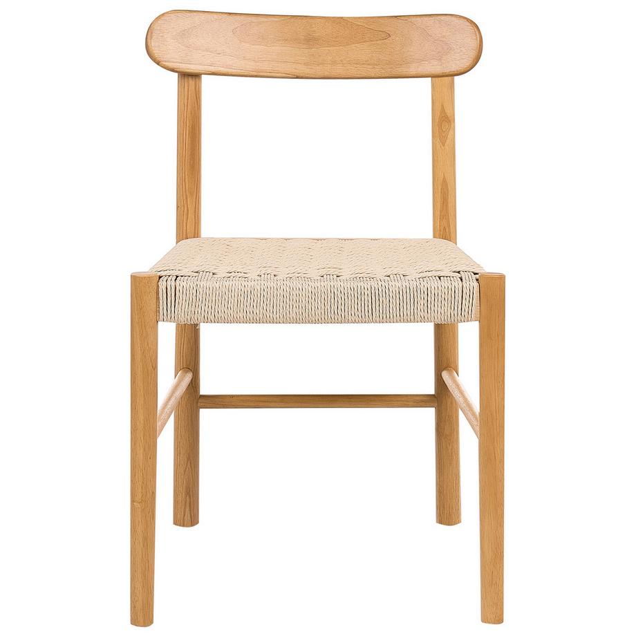 Beliani Set di 2 sedie da pranzo en Legno di caucciù  EAGAN  