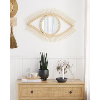 Beliani Miroir en Bambou Boho SOYOPA  