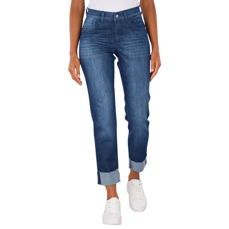 ANGELS Darleen Straight Fit Fringe Jeans  