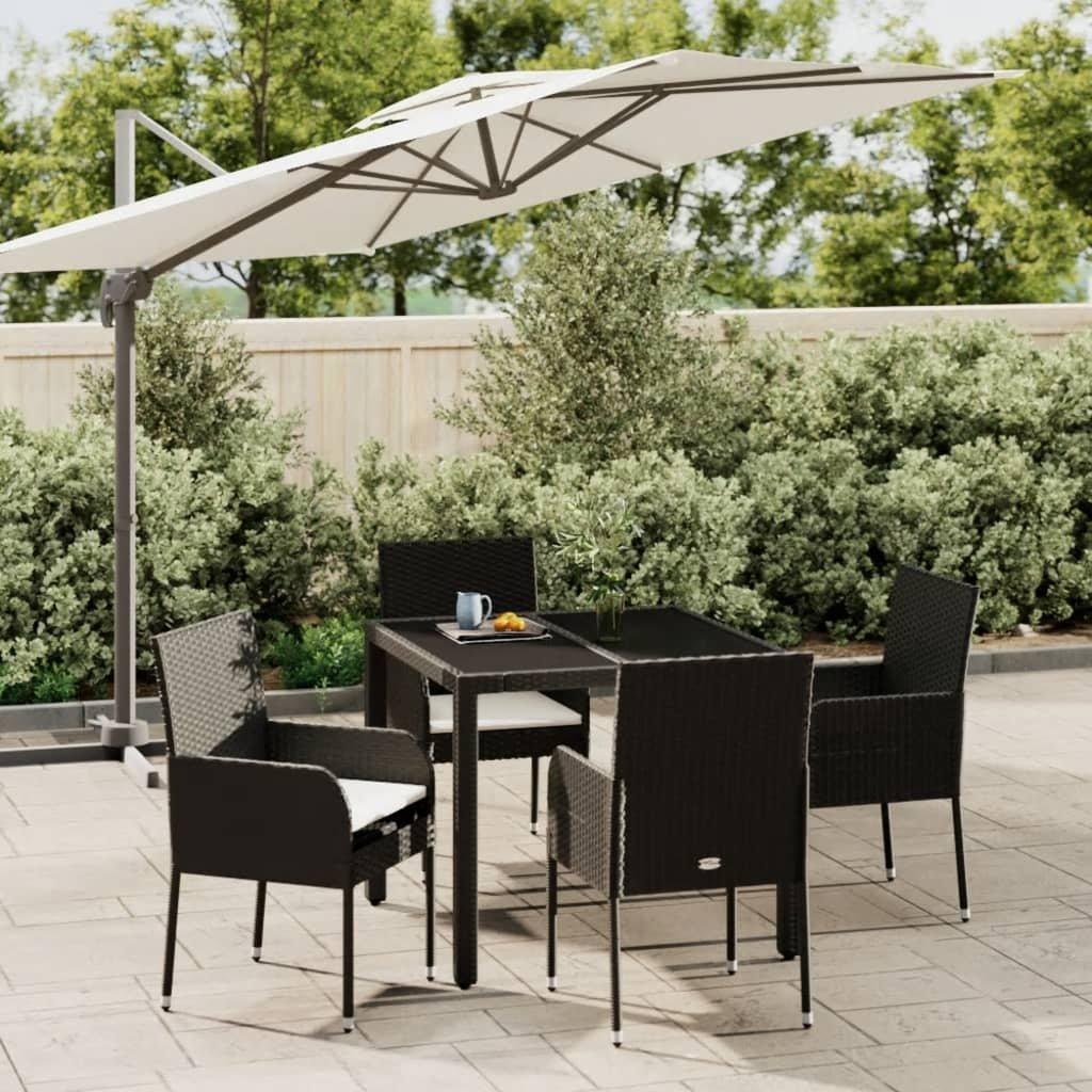 VidaXL set da pranzo da giardino Polirattan  