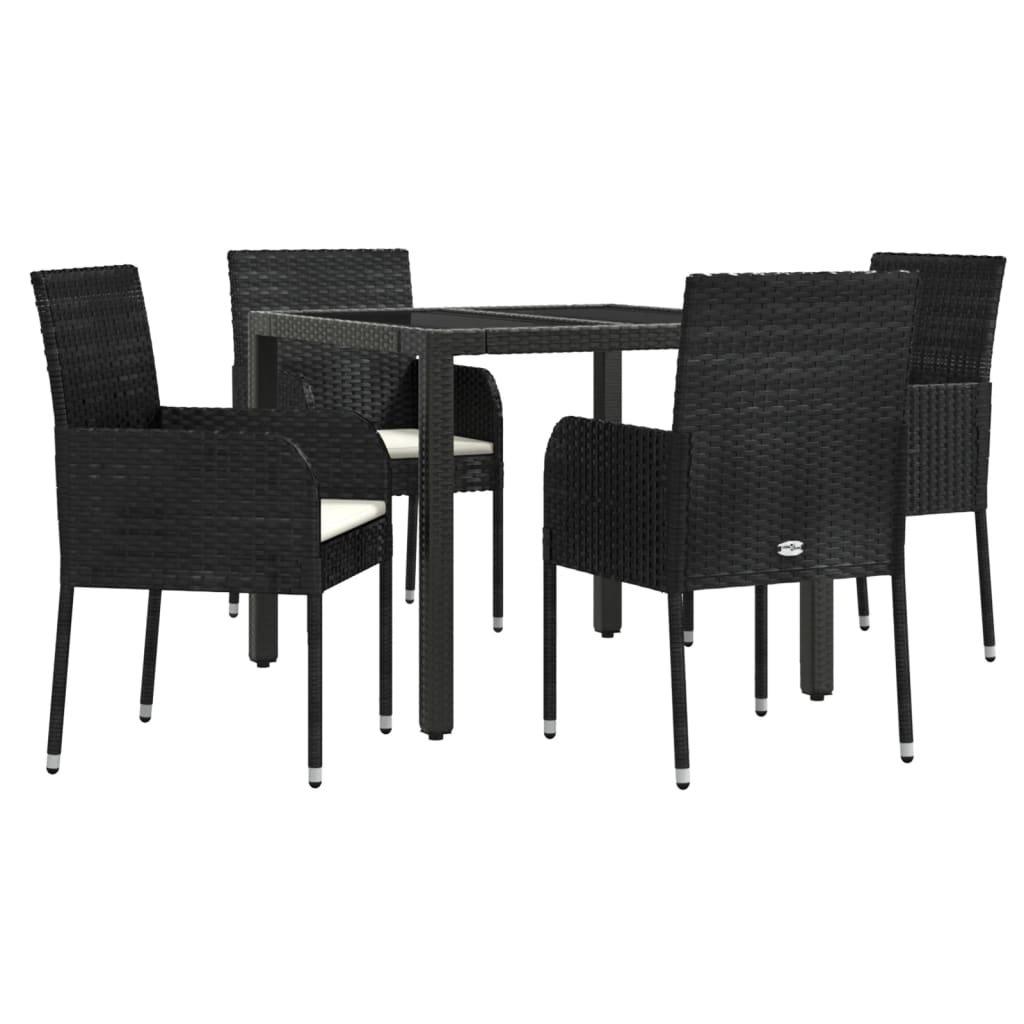 VidaXL set da pranzo da giardino Polirattan  