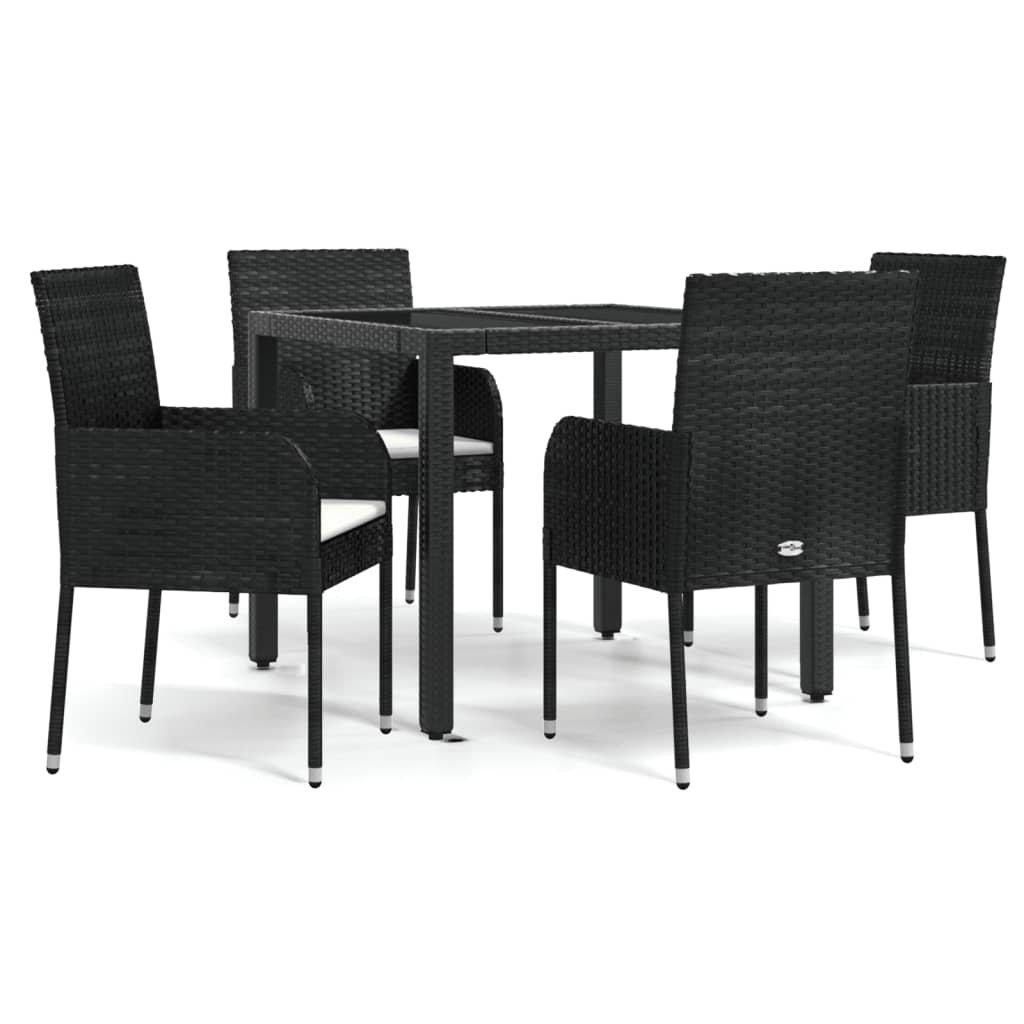 VidaXL set da pranzo da giardino Polirattan  