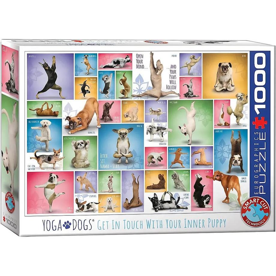 Eurographics  puzzle Yoga Dogs 1000 Teile 