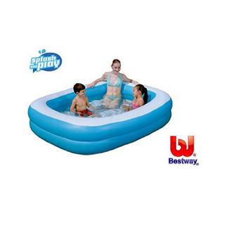 Bestway  Bestway 12819 piscina fuori terra Piscina gonfiabile Piscina rettangolare 400 L Blu, Bianco 