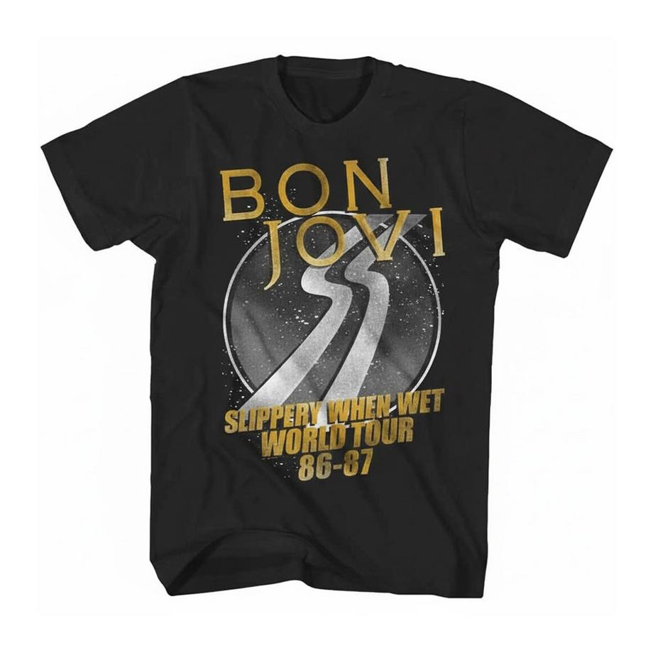 T-ShirtMotiftyle Imprimé Au Dos Slippery When Wet World Tour