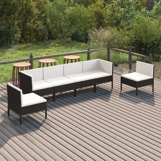 VidaXL Garten-sofagarnitur poly-rattan  