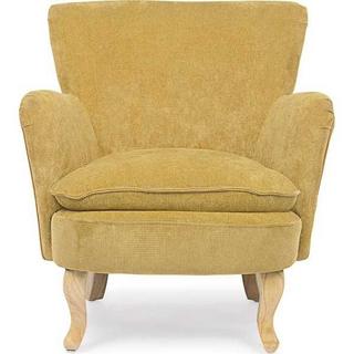 mutoni Fauteuil chenille ocre  