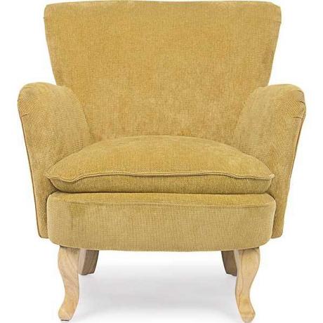 mutoni Fauteuil chenille ocre  