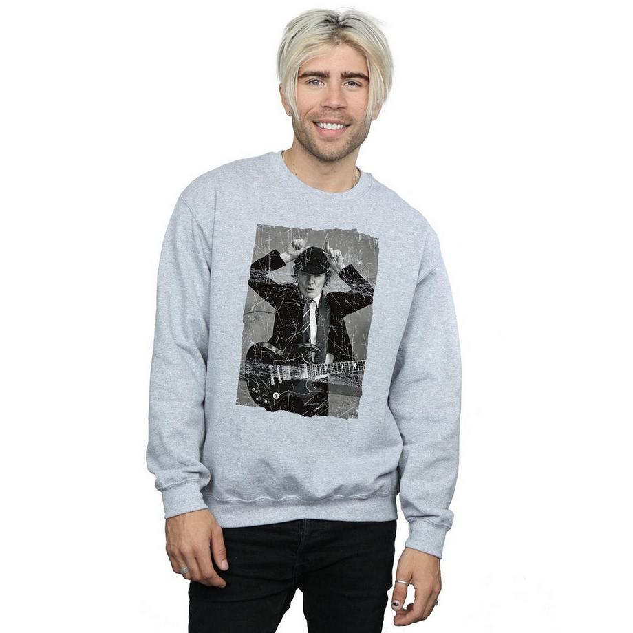 AC/DC ACDC Angus Young Sweatshirt Imprimé  
