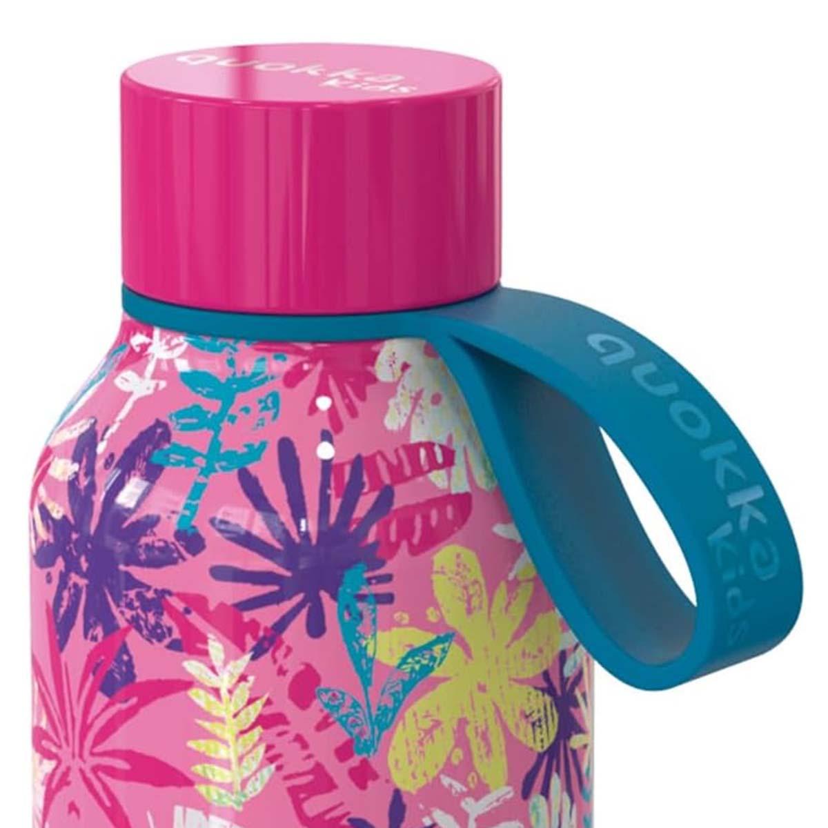 Quokka Thermoflasche Zebramuster  