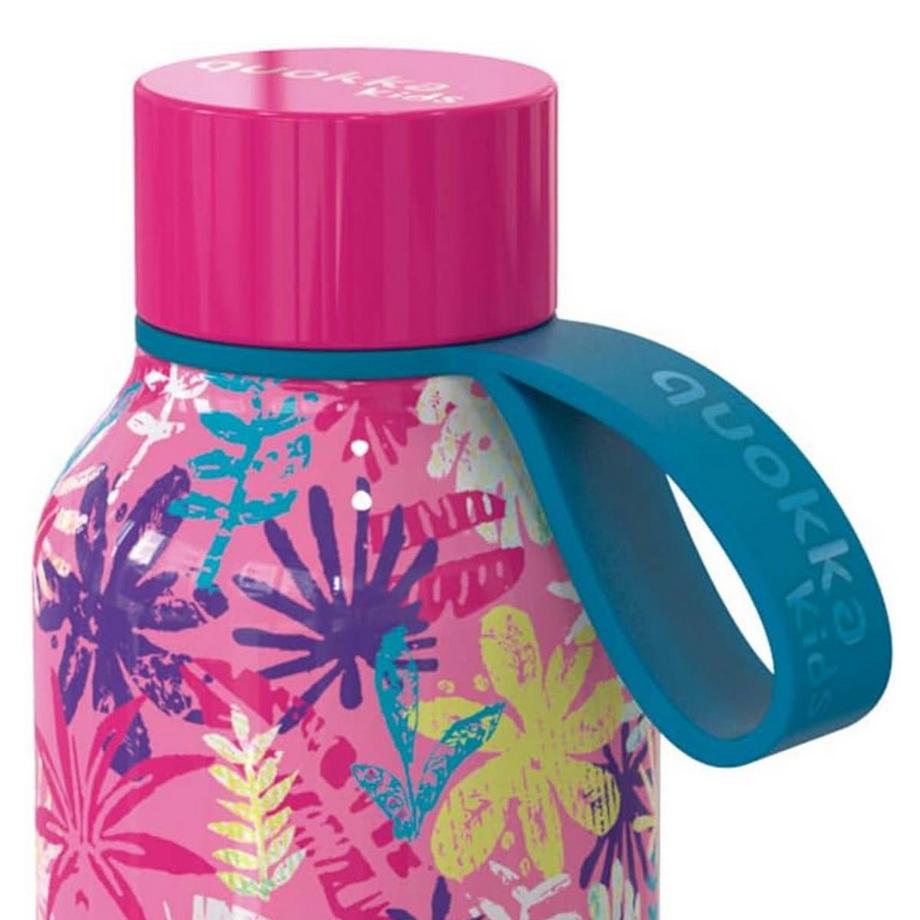 Quokka Thermoflasche Zebramuster  