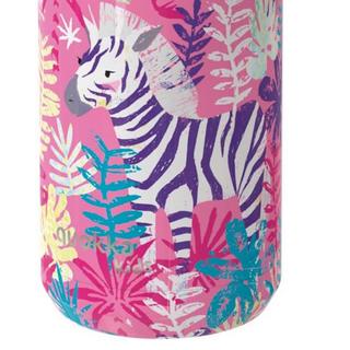 Quokka Thermoflasche Zebramuster  