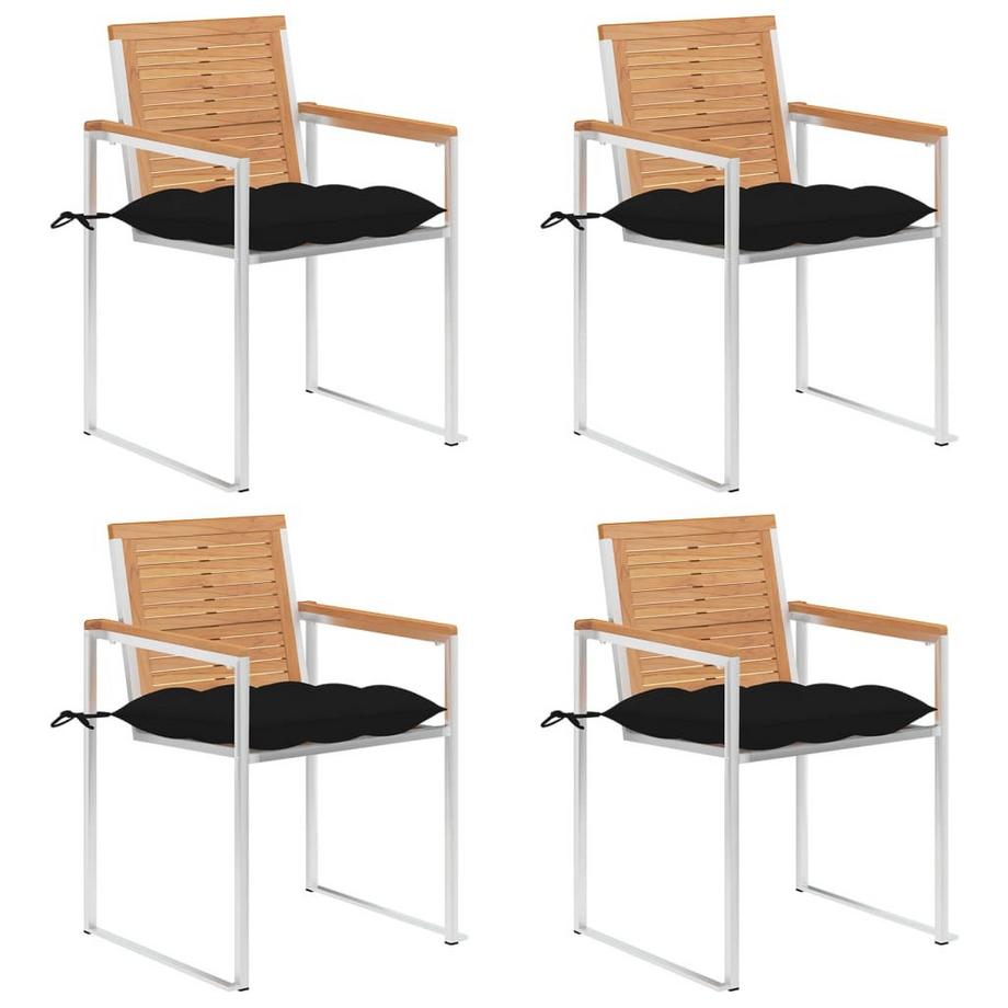 VidaXL Gartenstuhl teak  