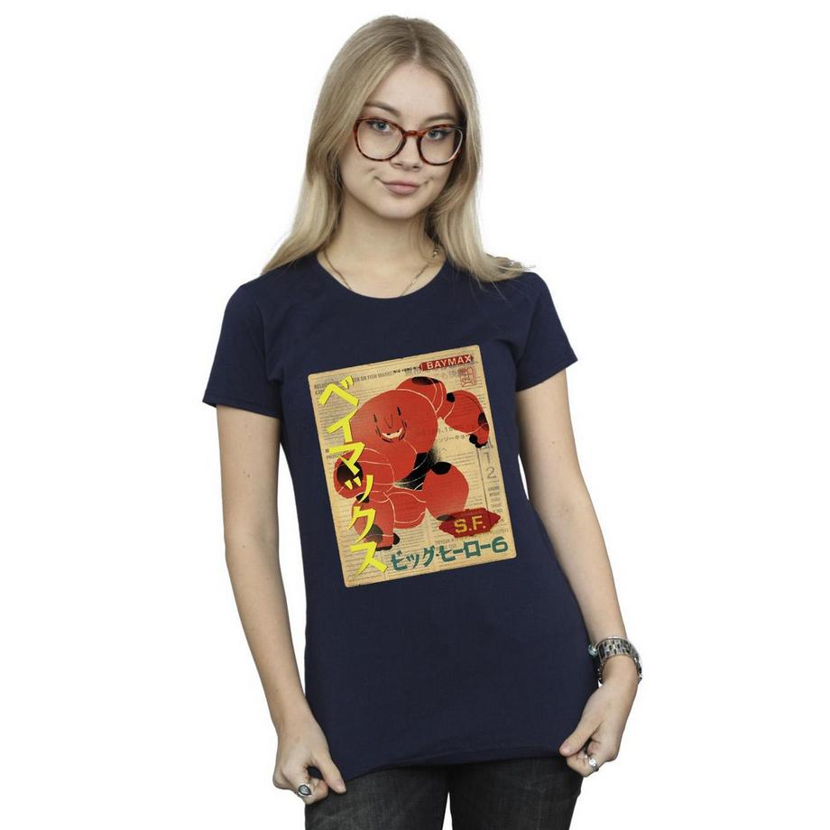 Disney Big Hero 6 Baymax T-Shirt Stampa Grafica  