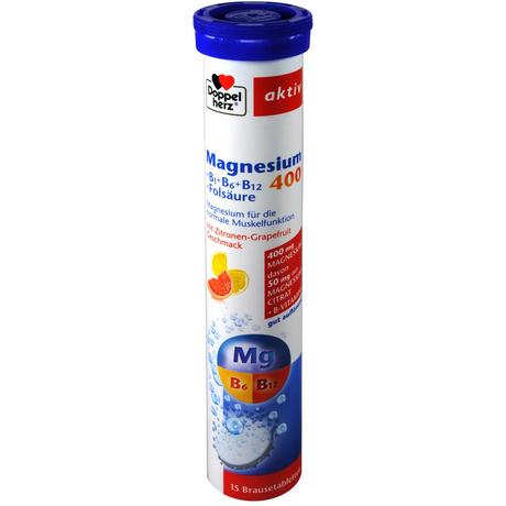 Doppelherz  Doppelherz Magnesium 400 B-Komplex Brausetabletten 