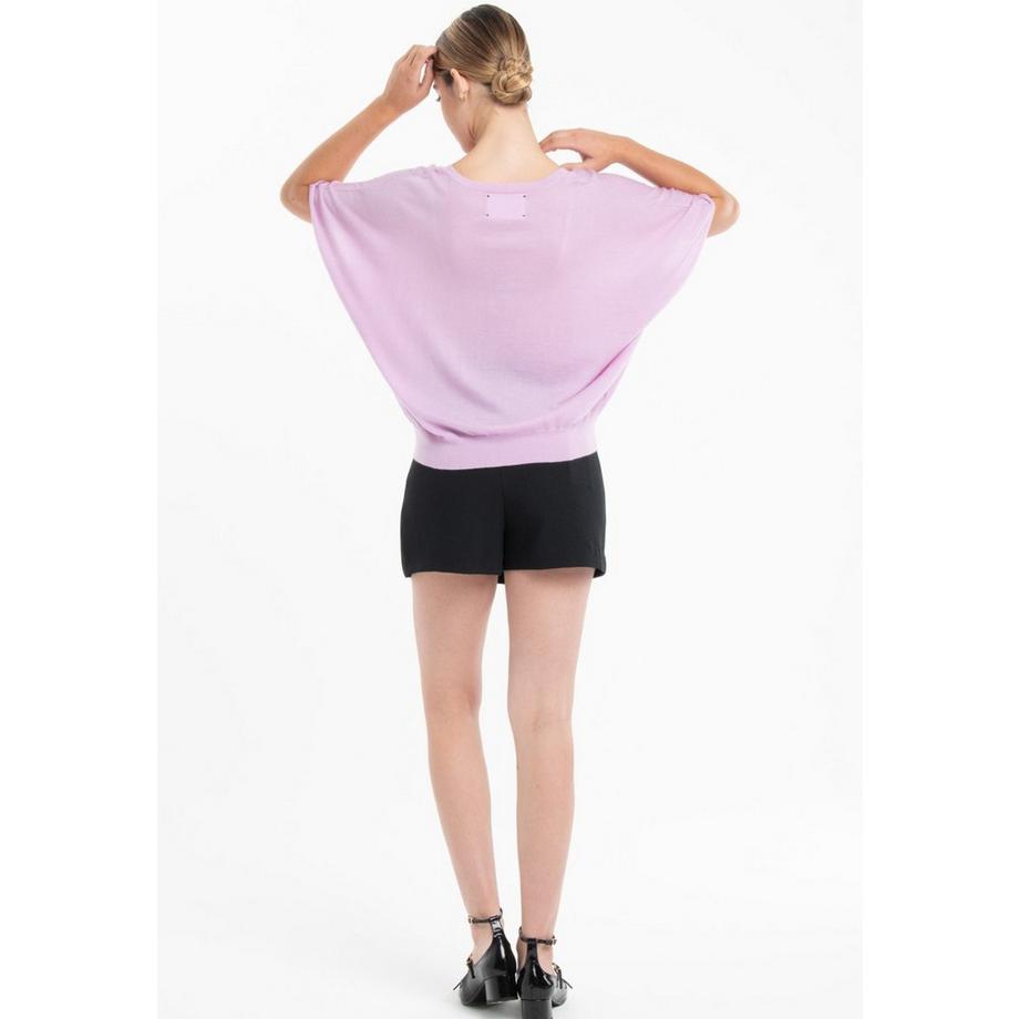 Studio Cashmere8 KELLY 6 V-Ausschnitt Fledermausärmel Pullover  