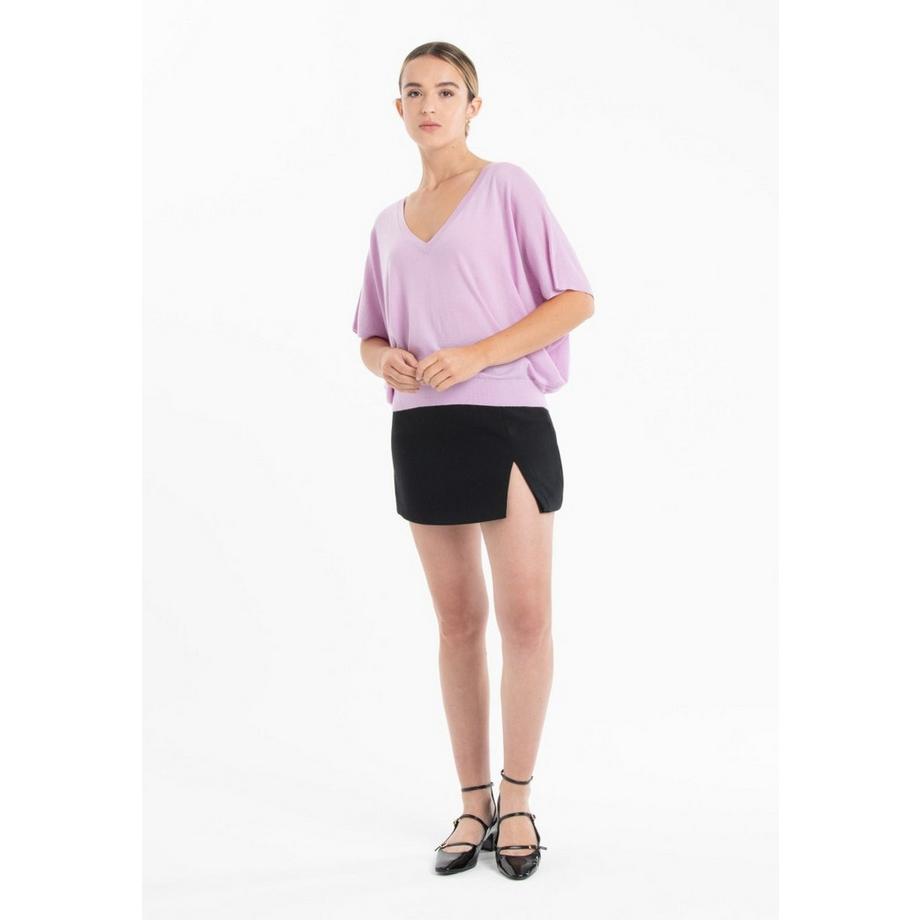 Studio Cashmere8 KELLY 6 V-Ausschnitt Fledermausärmel Pullover  