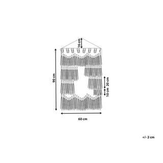 Beliani Suspension murale en tissu en Coton Boho MAHRI  