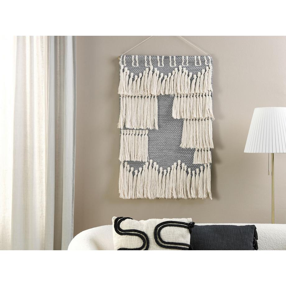 Beliani Suspension murale en tissu en Coton  MAHRI  