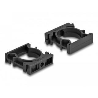 DeLock  Portacavi con clip di bloccaggio 28,5 mm 4 pezzi nero 