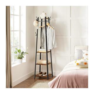 Calicosy Appendiabiti con mensole a 3 livelli, ganci e aste - H180 cm  