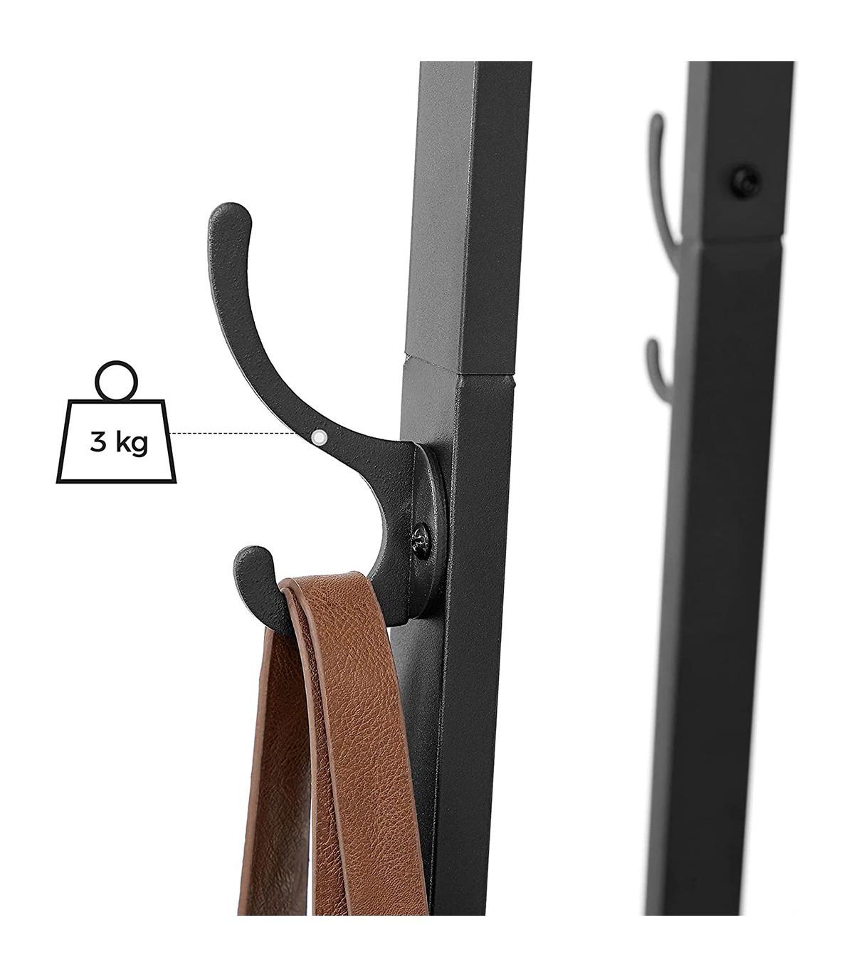 Calicosy Appendiabiti con mensole a 3 livelli, ganci e aste - H180 cm  