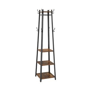 Calicosy Appendiabiti con mensole a 3 livelli, ganci e aste - H180 cm  