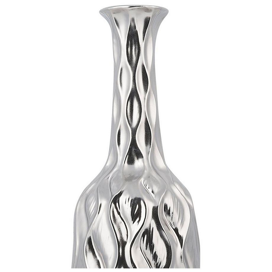 Beliani Vase décoratif en Grès Moderne BASSANIA  