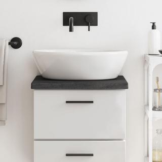 VidaXL  Comptoir de salle de bain bois de chêne 