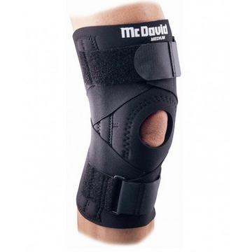Tutore per il ginocchio McDavid avec baleines à ressort et bandes straps croisées