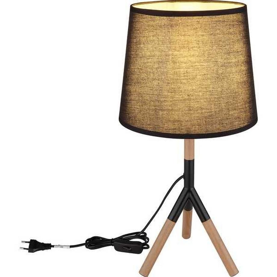 mutoni Lampada da tavolo Tl metallo nero opaco 1xE27  