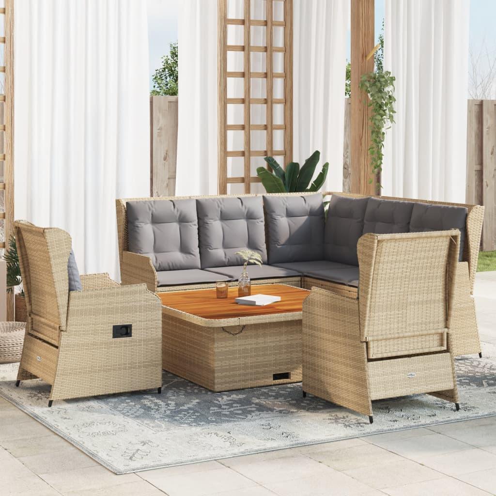 VidaXL Garten-lounge-set poly-rattan  