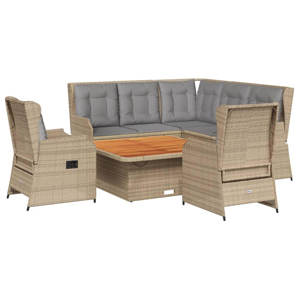 VidaXL Garten-lounge-set poly-rattan  