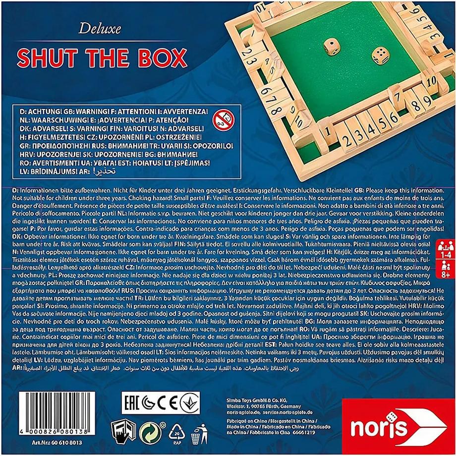 noris  Deluxe Shut the Box 